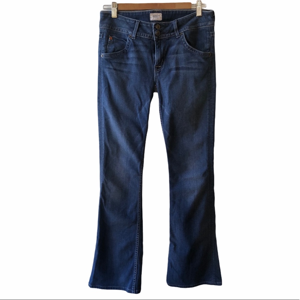 Hudson flap pocket signature boot cut jeans